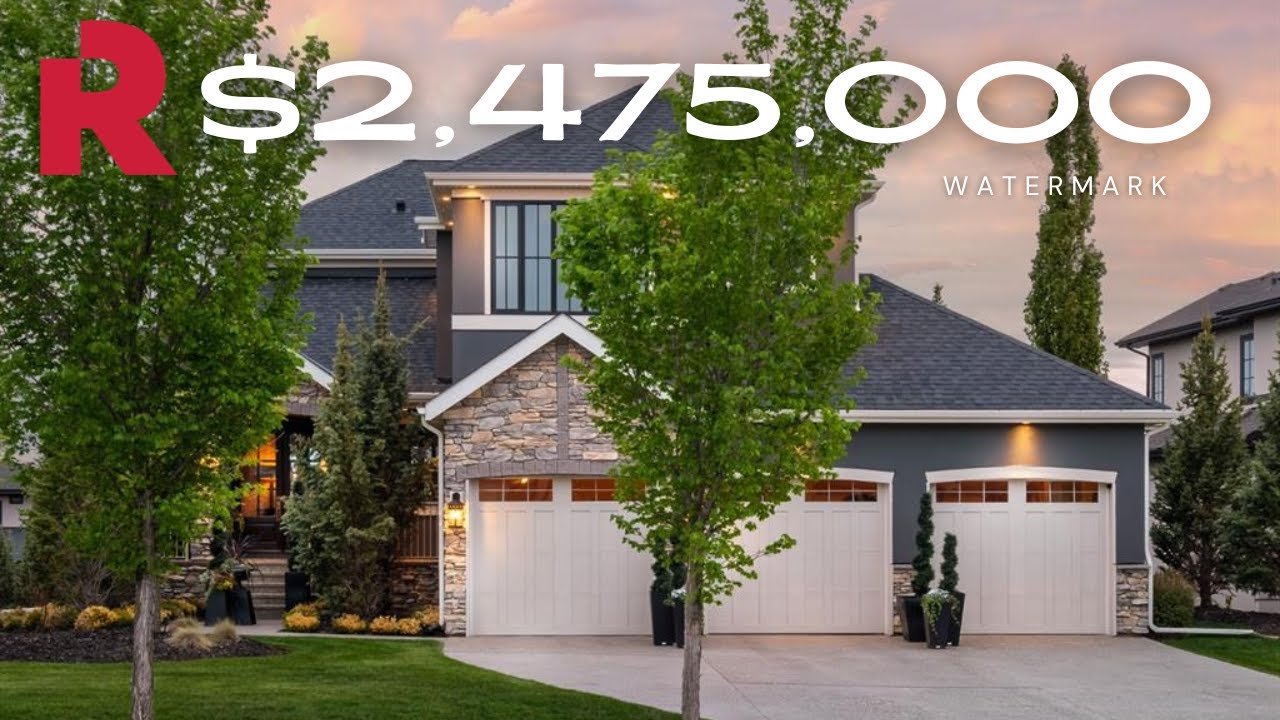 $2,475,000 Luxury Calgary Home Tour in Watermark - French Country Masterpiece