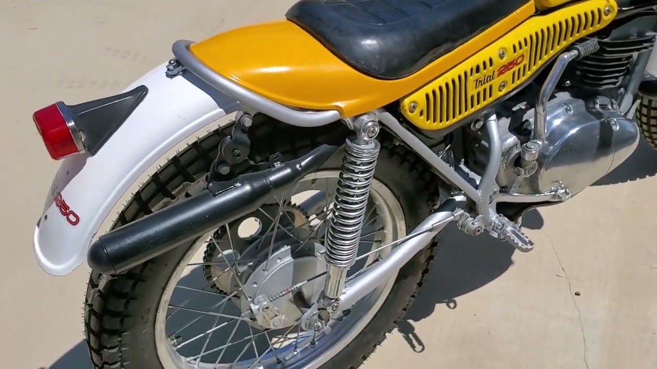 1974 Yamaha TY250 Trials Motorcycle