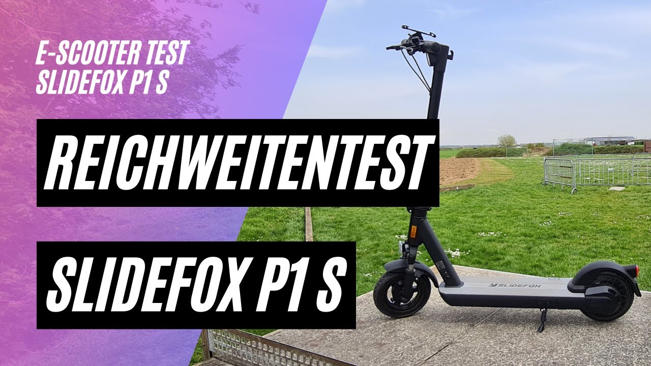 🛴 Slidefox P1 S 🏆 Reichweitentest (36V; 15,9AH; 500W; 10 Zoll)