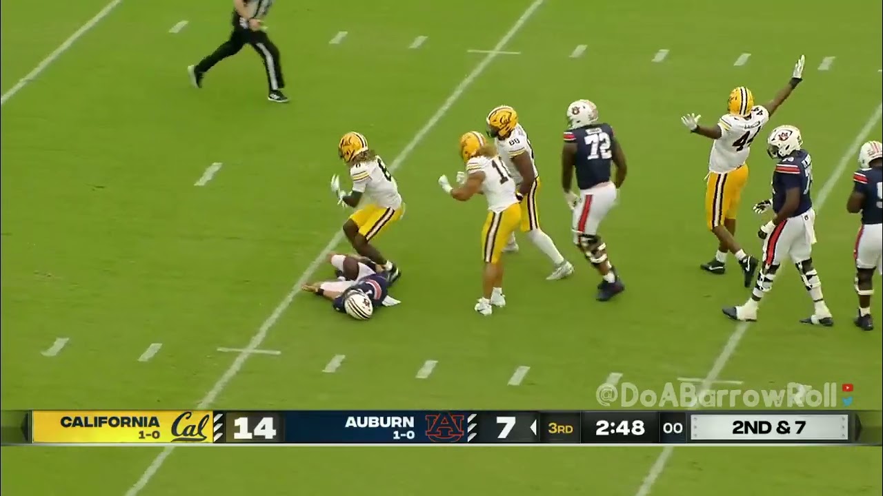 Auburn OL/Offense vs California Defense (2024)