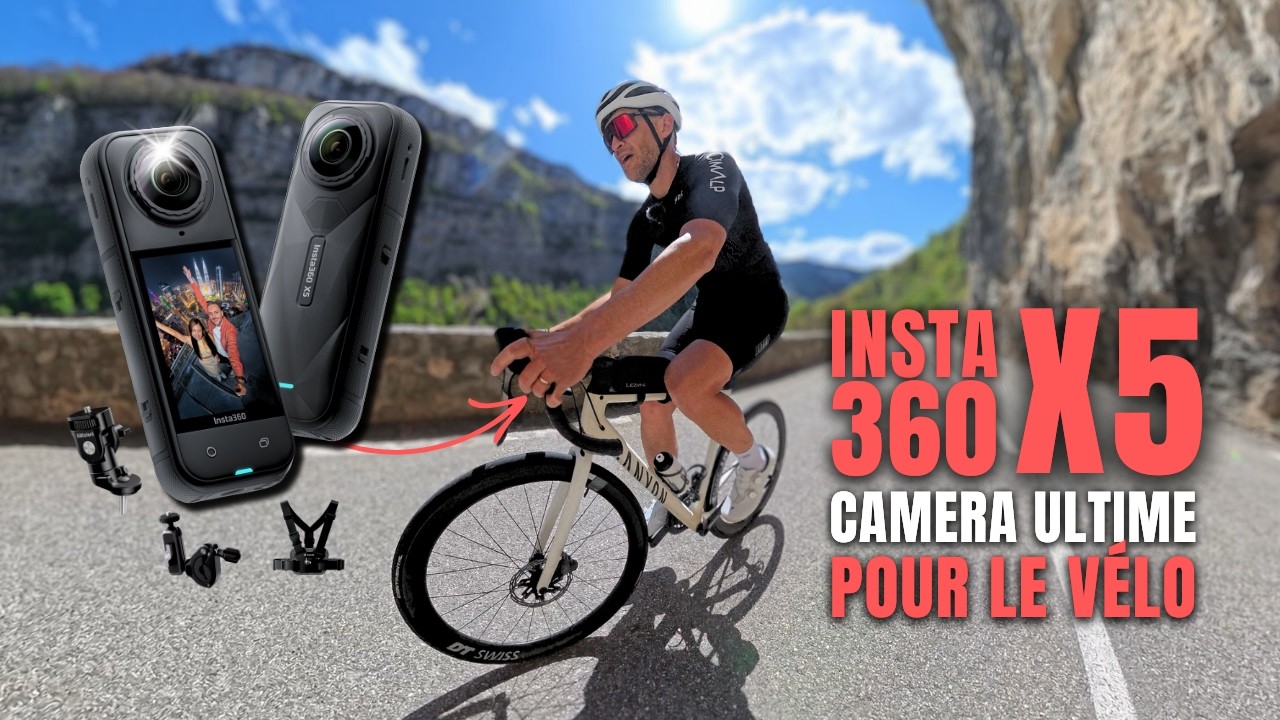 Insta 360 X5, parfaite pour le vélo,  je t'explique tout de A à Z !