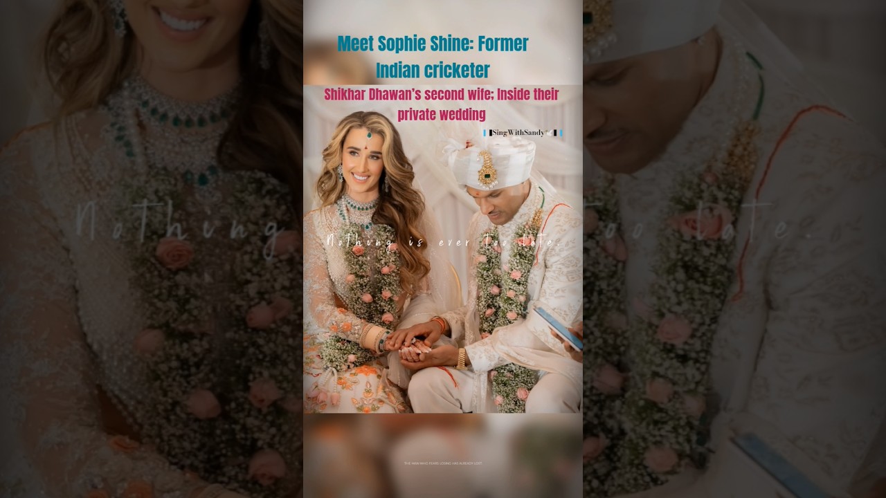 Meet Sophie Shine: Former Indian cricketer Shikhar Dhawan&rsquo;s second wife 😍 #shikhardhawan #shorts #yt
