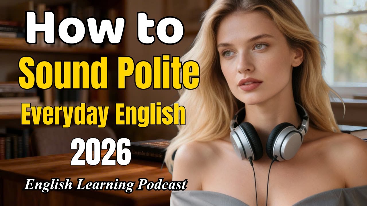 How to Sound Polite in Everyday English (2026) | English Learning Podcast