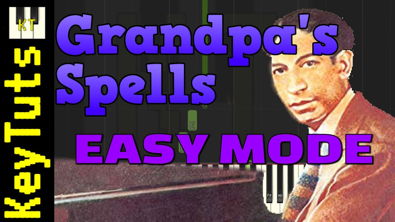 Grandpa’s Spells [Jelly Roll Morton] - Easy Mode [Piano Tutorial] (Synthesia)
