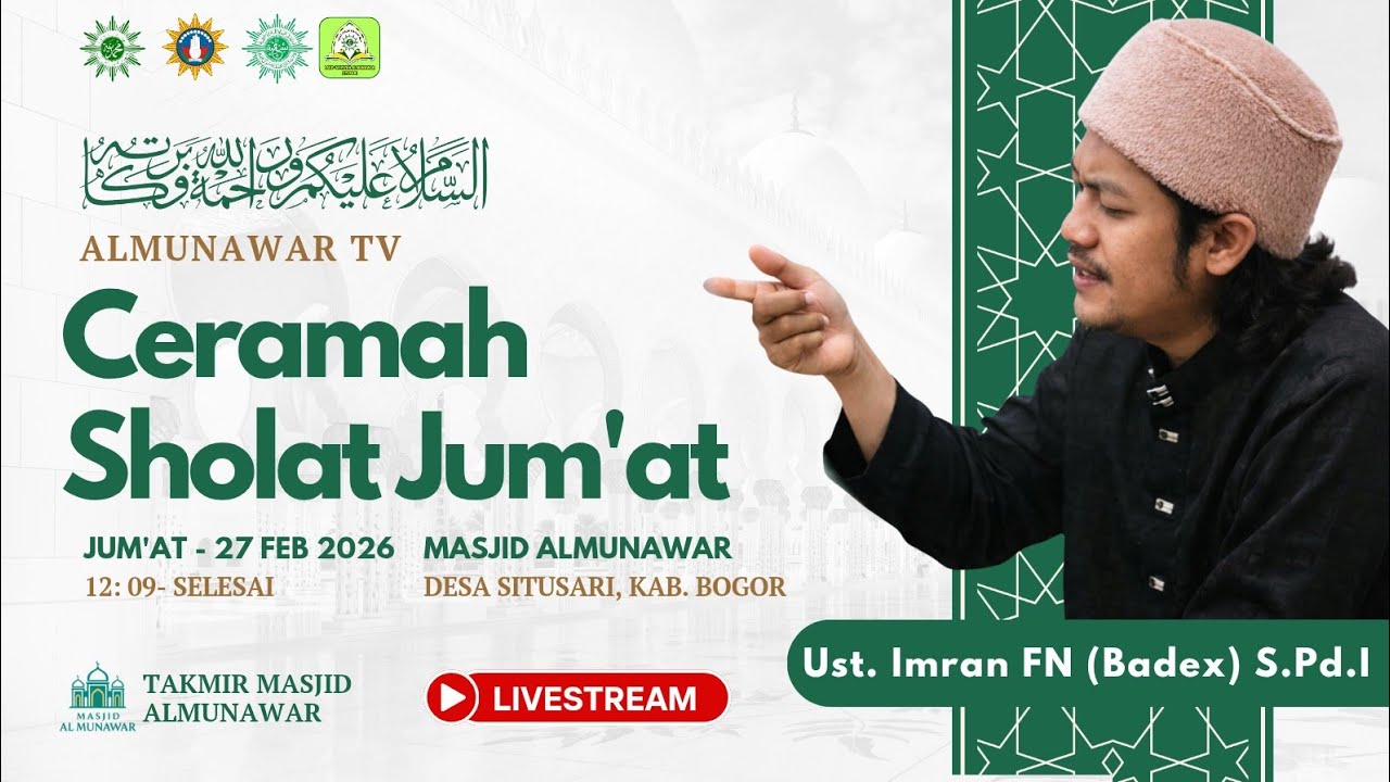 CERAMAH SHOLAT JUMAT || USTADZ IMRAN FN