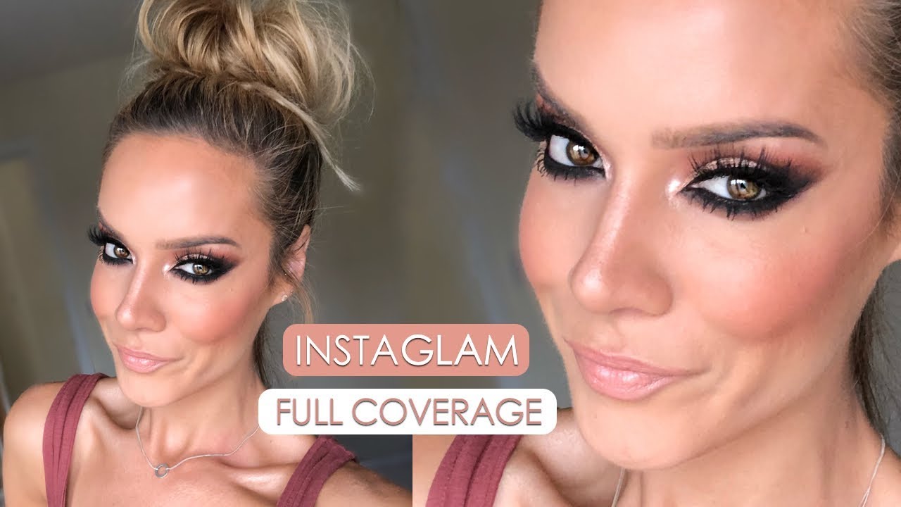 InstaGLAM Full Coverage Smokey Eye Makeup Tutorial | Shonagh Scott