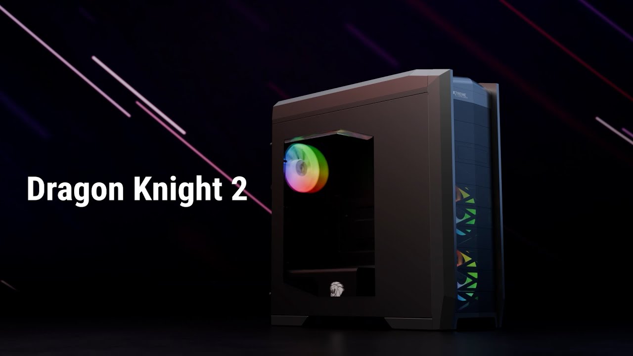 GameMax Dragon Knight 2 Full Tower Chassis - Sophisticated and powerful