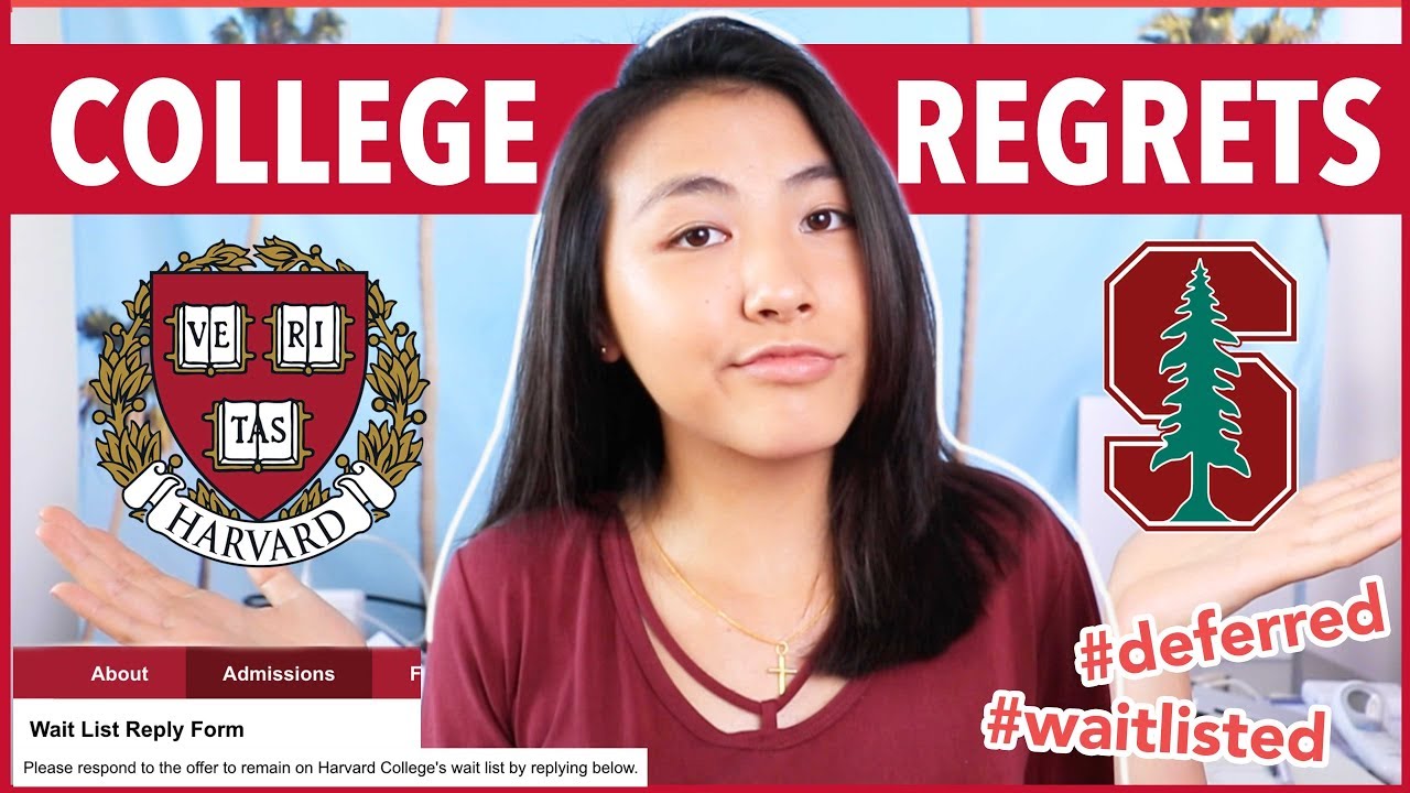 🚫My College Application REGRETS: Why I Got Waitlisted at Harvard, Stanford, Yale++  | Katie Tracy