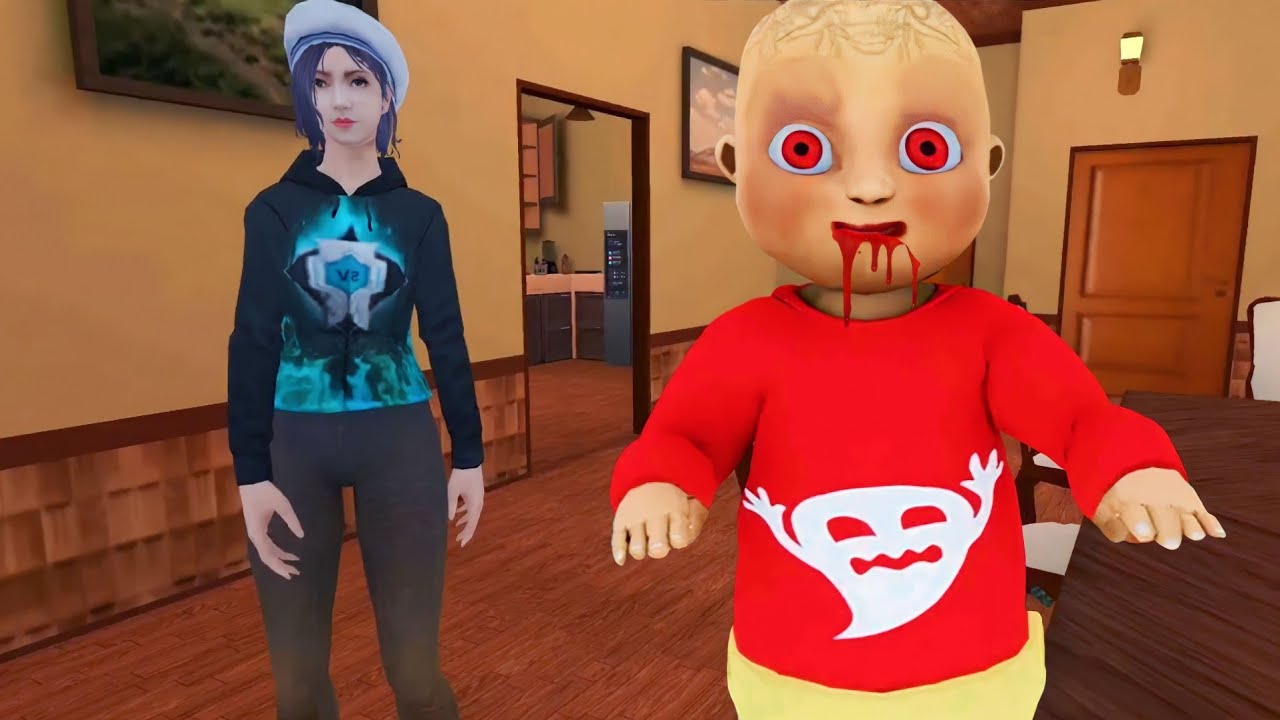 Scary Baby Pink 3D Full gameplay