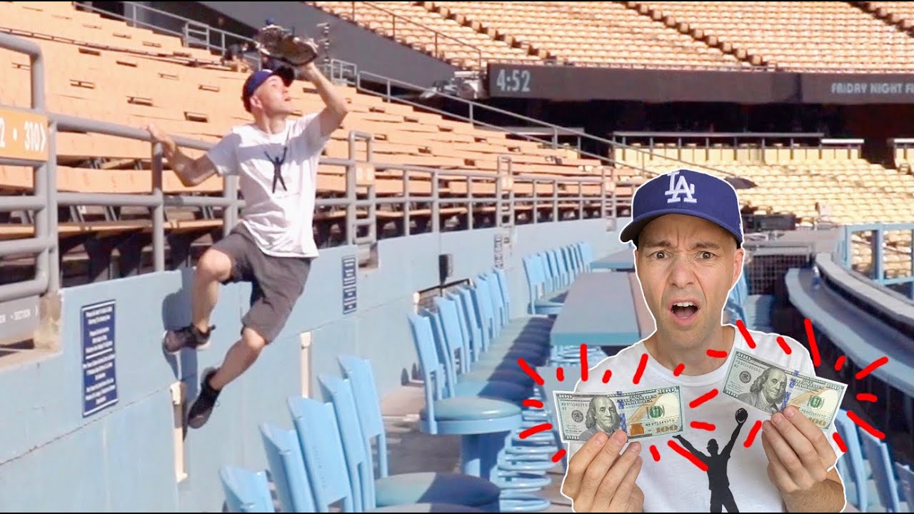WILD DAY in the brand new HOME RUN SEATS at Dodger Stadium