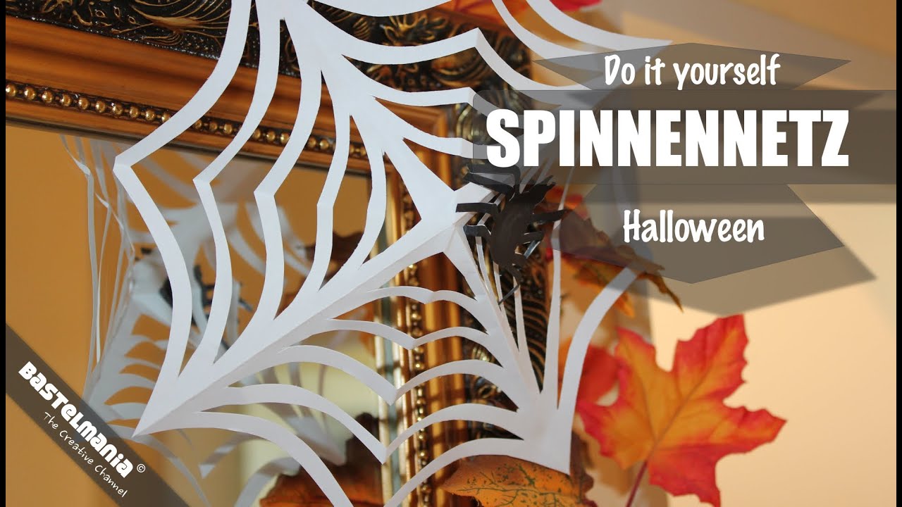 Halloween Spinnennetz  / Papierspinnennetz / spider's web / Halloween Deko