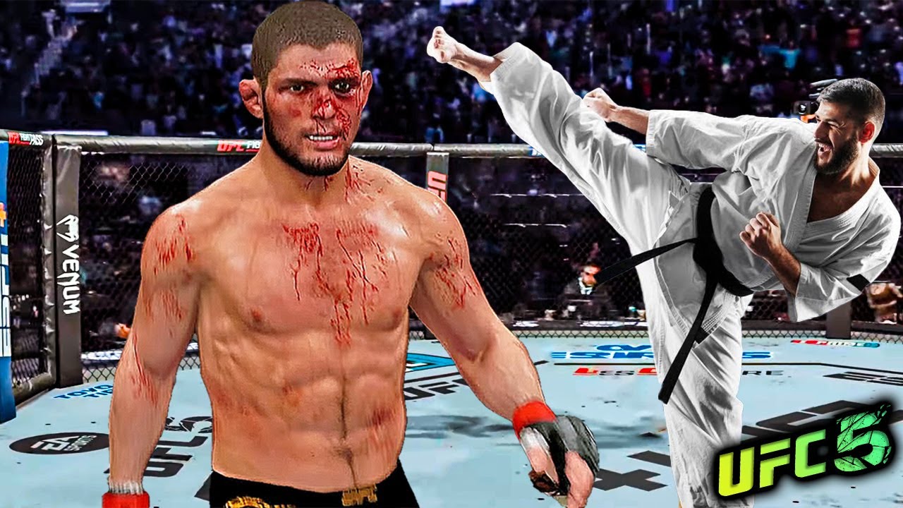 Хабиб Нурмагомедов против Мастера карате (EA Sports UFC 5)