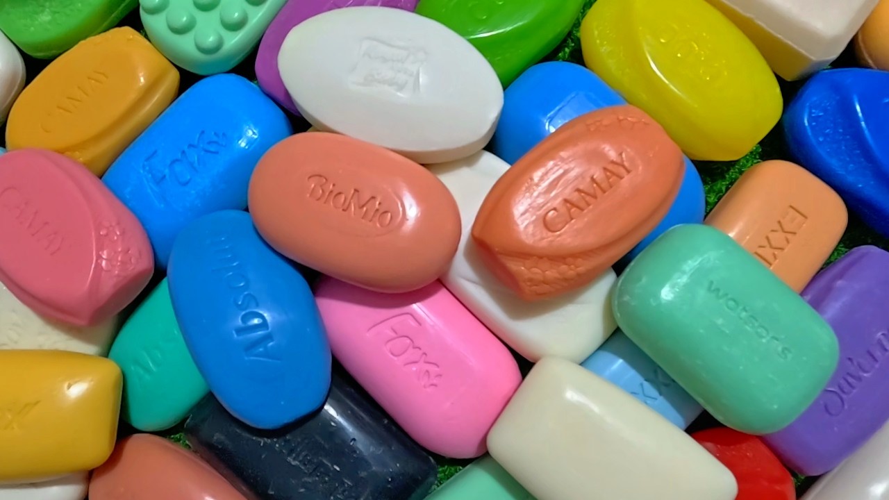 ASMR SOAP collection | Satisfying unwrapping haul | Relaxing peeling