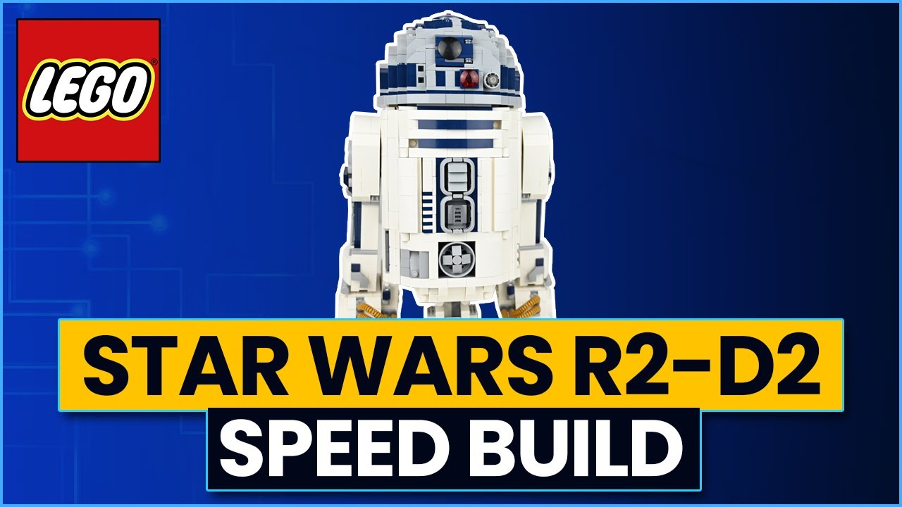Lego Star Wars 75308 R2-D2 - Lego Speed Build - Lego Lady 2022