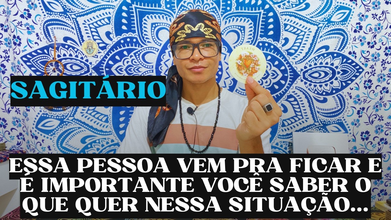 ♐️SAGITÁRIO ESSA PESSOA VEM PRA FICAR E É IMPORTANTE VOCÊ SABER O QUE QUER 💘