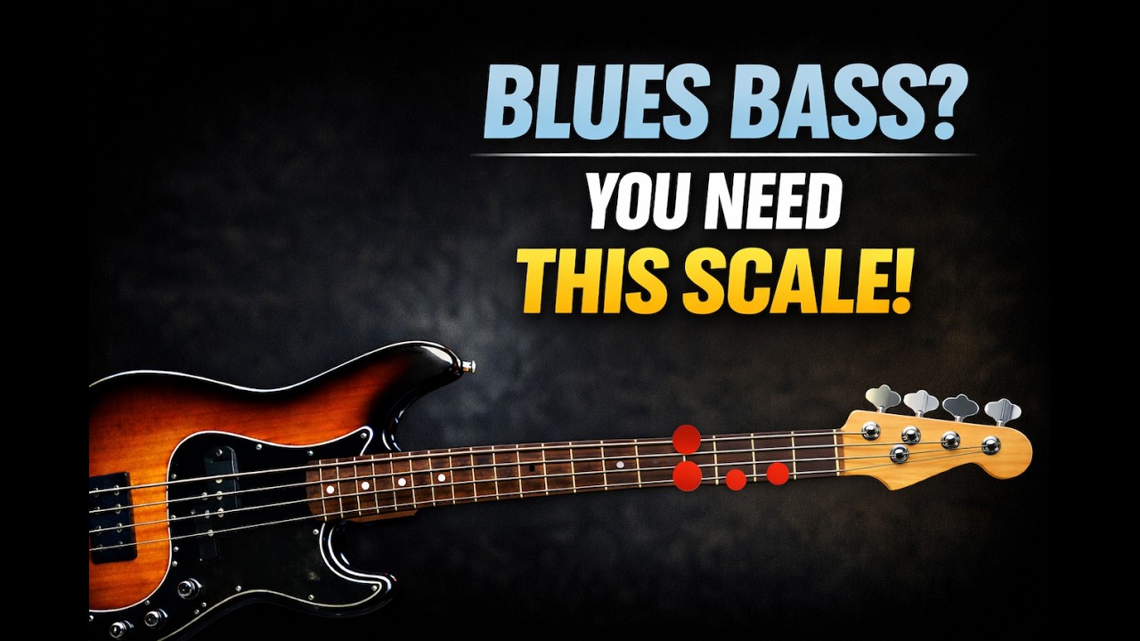 If your a bass player and you play the blue's you need to know this scale.