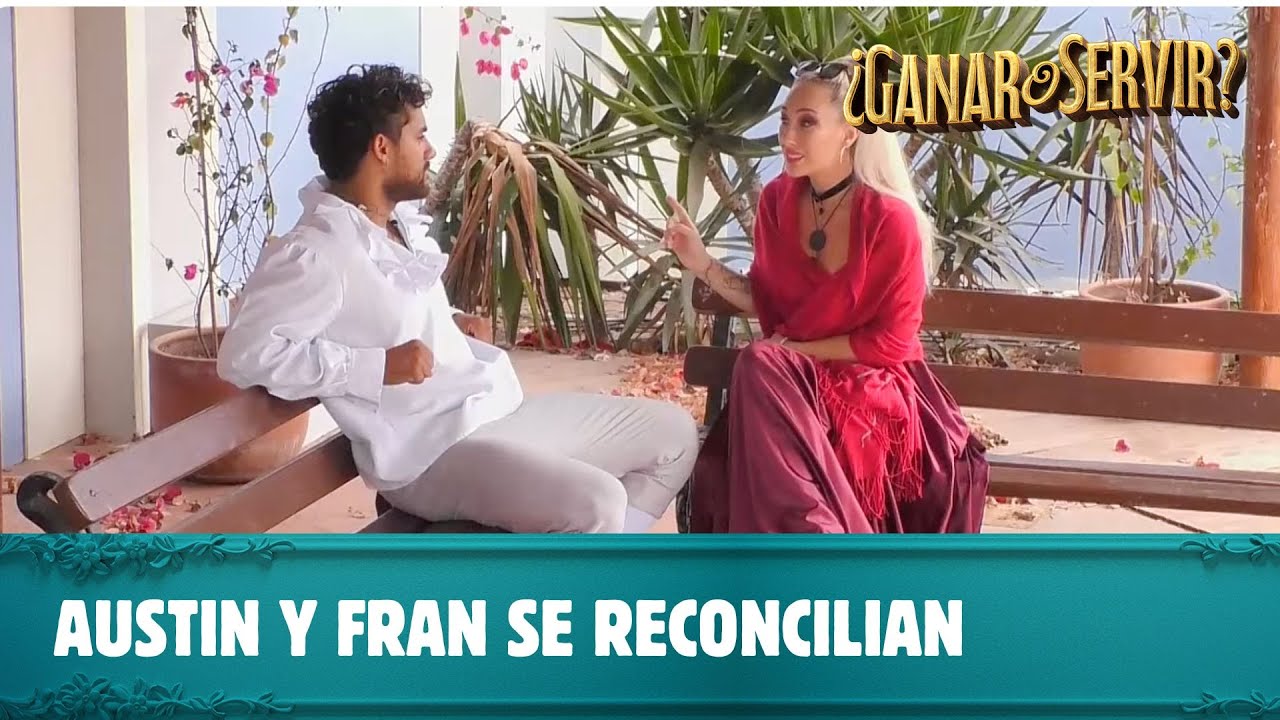 Austin y Fran conversan y se reconcilian: Oriana se enoja | ¿Ganar o Servir? | Canal 13