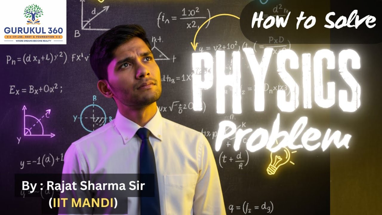 How to solve physics problems for IIT-JEE & NEET | Problem Solving tricks by Rajat Sharma | 
