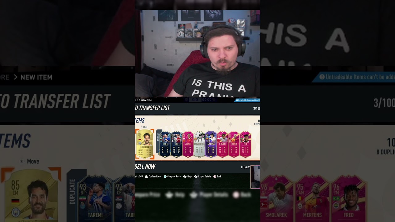 4 FUTTIES PACKED! 85 X 10 PLAYERS PACK!