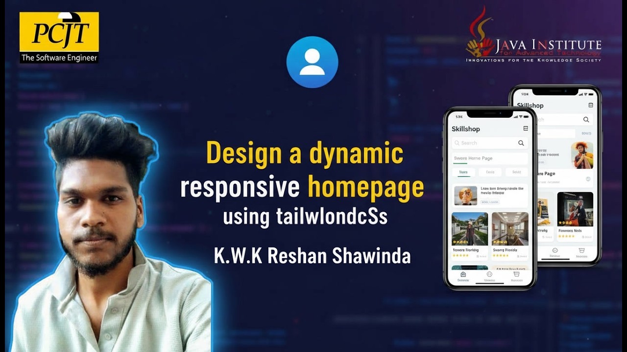 Design a dynamic responsive homepage  using tailwindcss #softwareengineering #coding