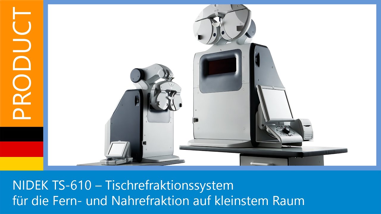 NIDEK TS-610 – Tischrefraktionssystem für die Fern- und Nahrefraktion auf kleinstem Raum