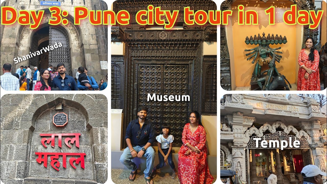 Must visit places in Pune city in one day | ShanivarWada | Laal Mahal | Maharastrian meals | Temples