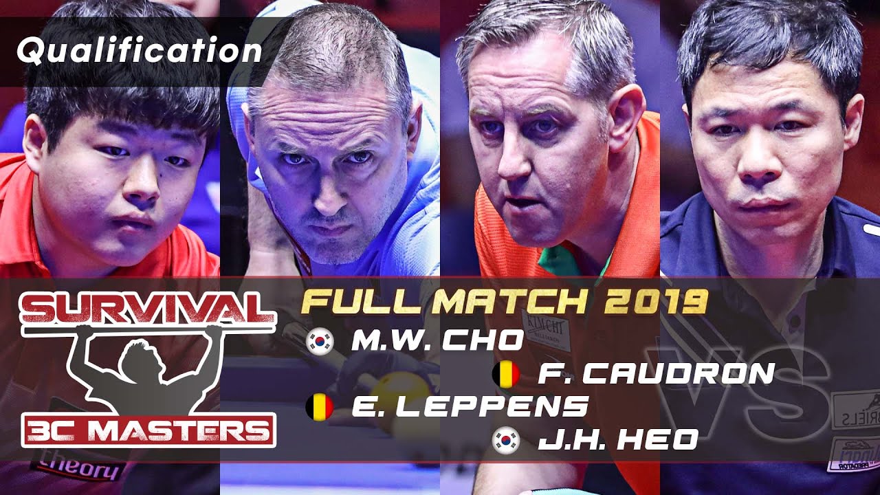 Qualification - M.W.CHO vs F.CAUDRON vs E.LEPPENS vs J.H.HEO (Seoul Survival Masters 2019)