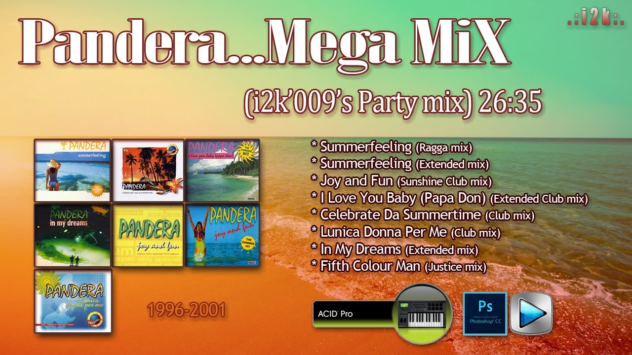Pandera...Mega MiX (i2k'009's Party mix) ~ (27 min.)
