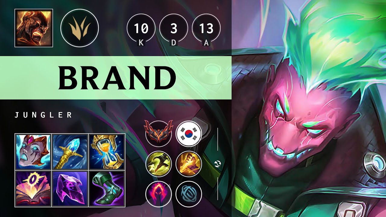 Brand Jungle vs Ambessa - KR Grandmaster Patch 25.15