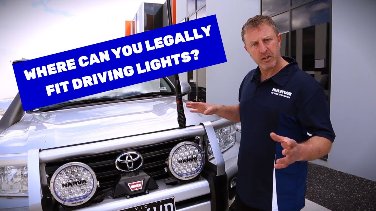 Driving Lights Legality in Victoria