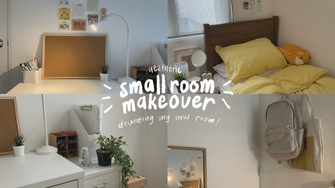 🌱 aesthetic small room makeover