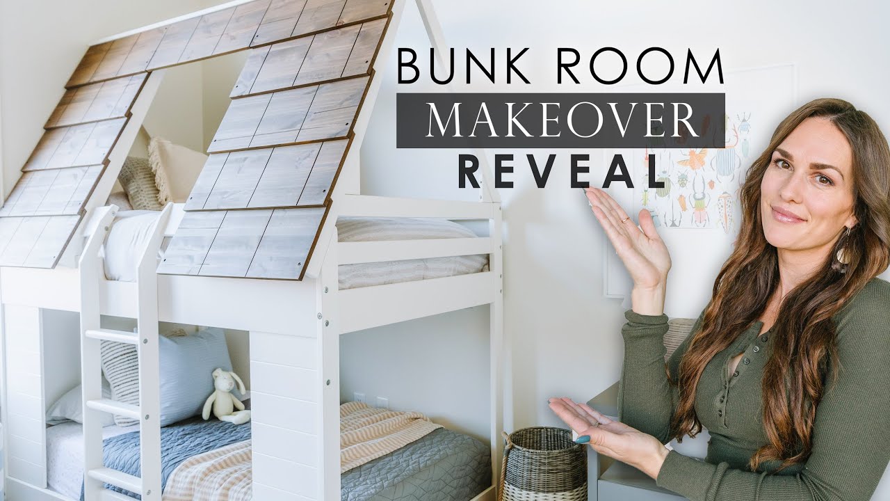 EXTREME BUNK ROOM MAKEOVER!! Full Transformation - Before and After