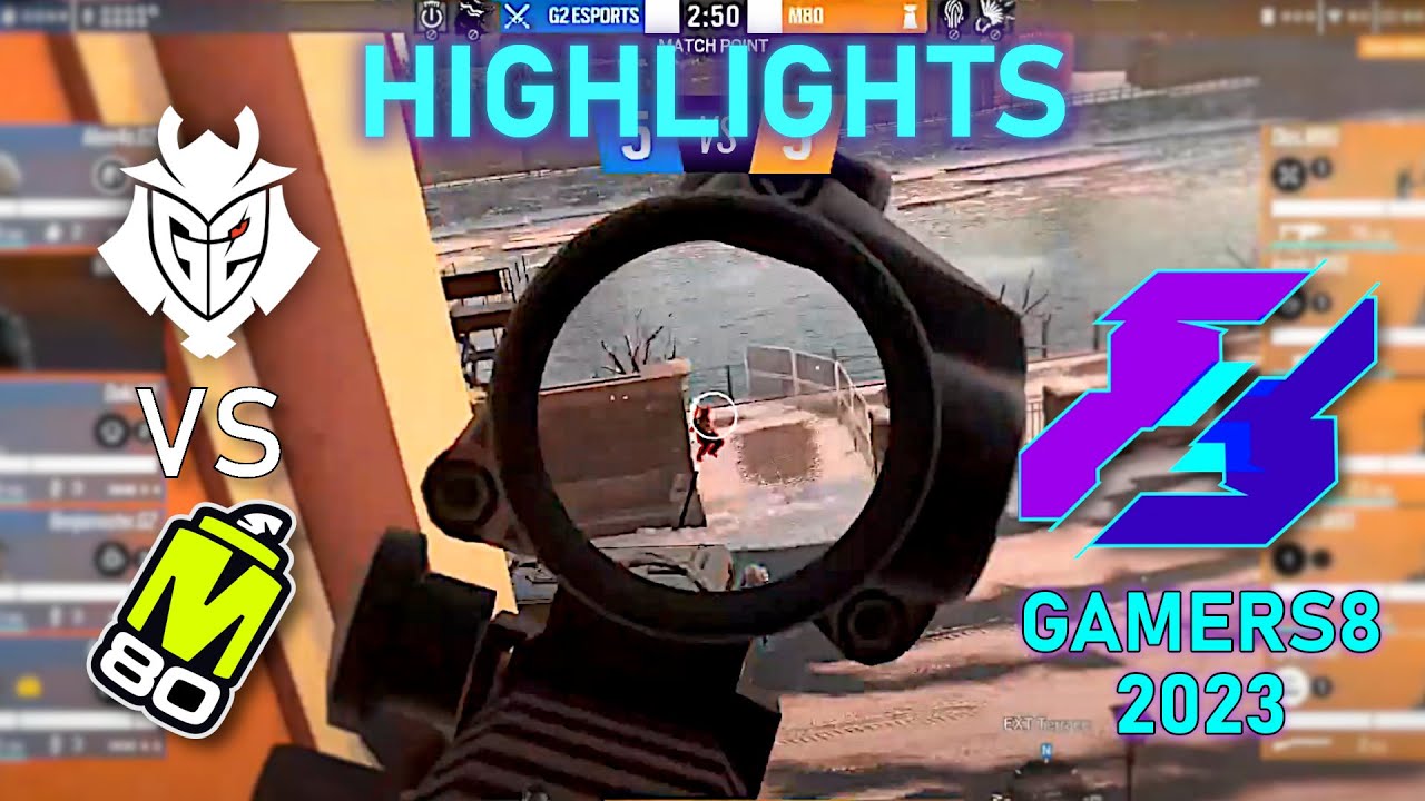 SIEGE IS BACK! New G2 vs M80 - HIGHLIGHTS - Group Stage - Gamers8 2023 - R6 Esport