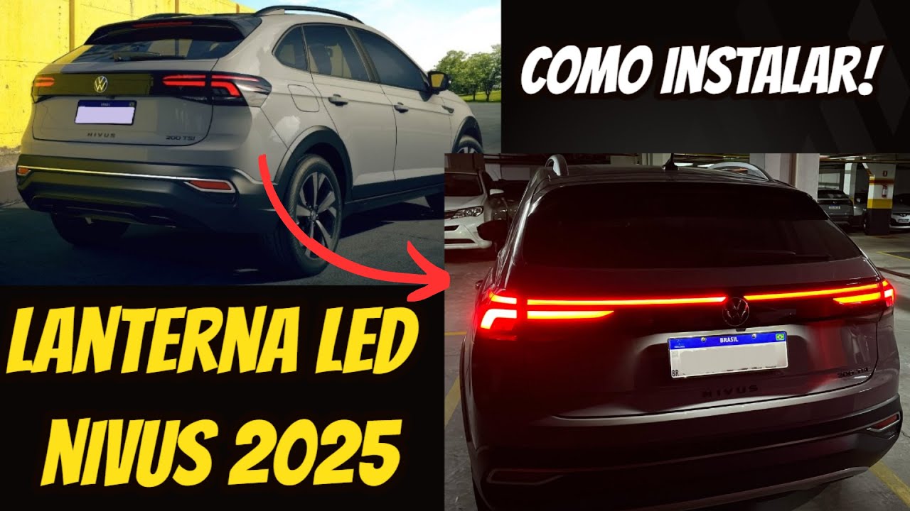 Lanterna central Nivus 2025 no Nivus 2020 à 2024