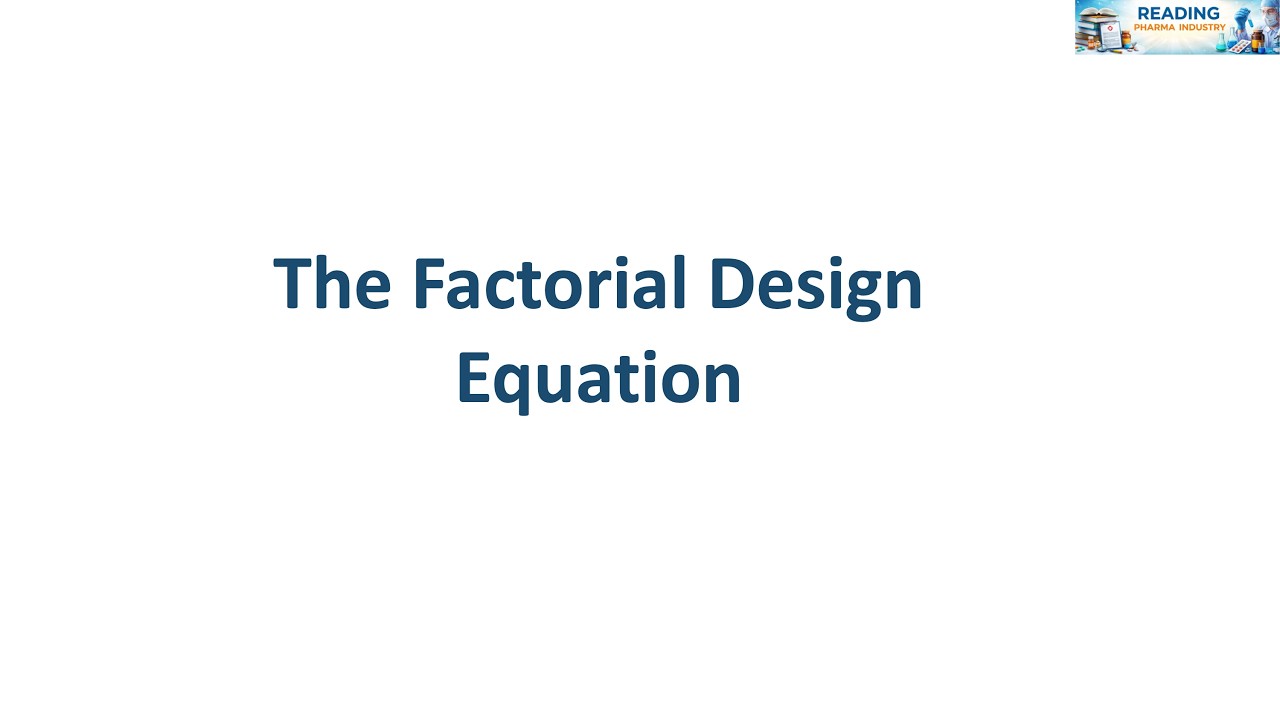 Factorial design equation explained | Understanding interaction terms