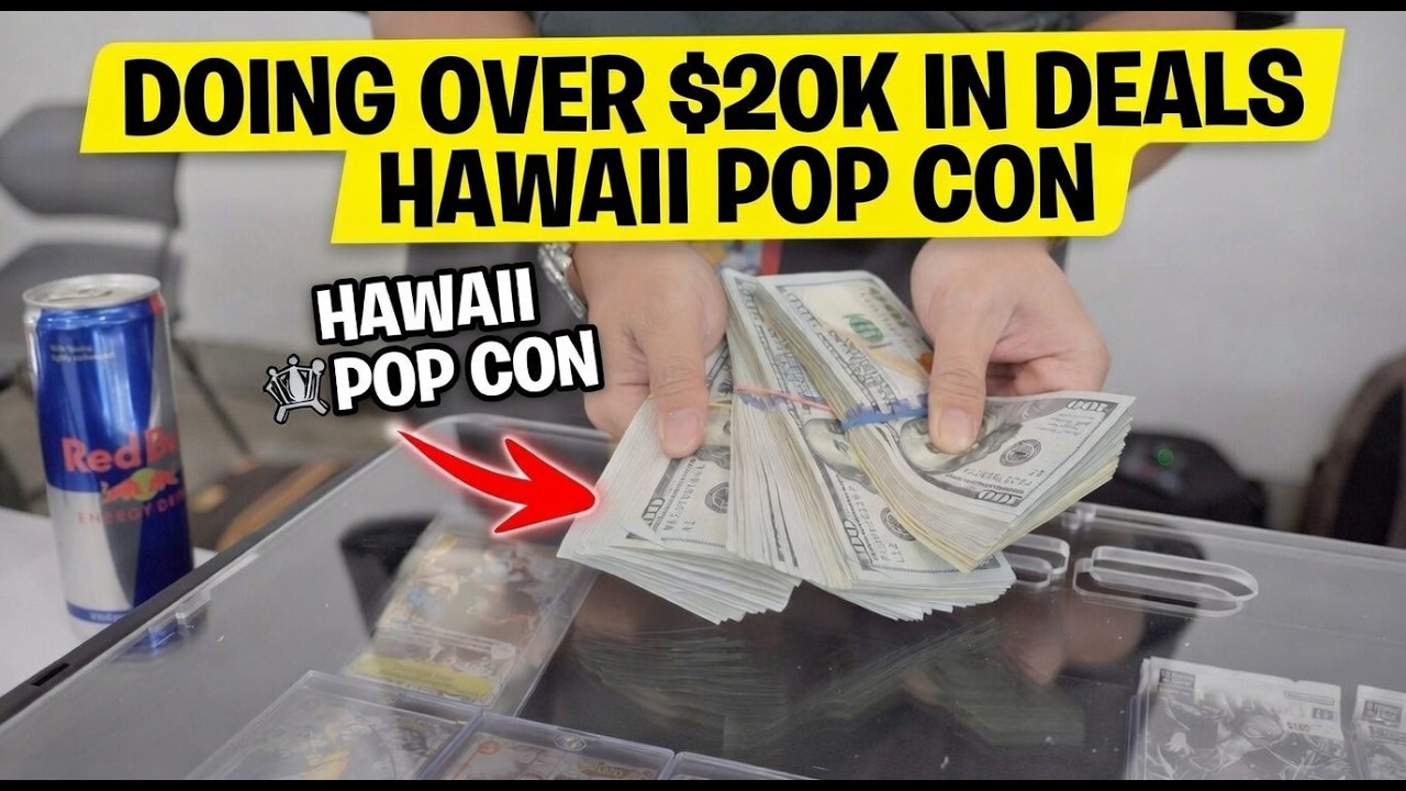 Buying & Selling Cards at Hawaii Pop Con Day 1 💰 INSANE DEALS