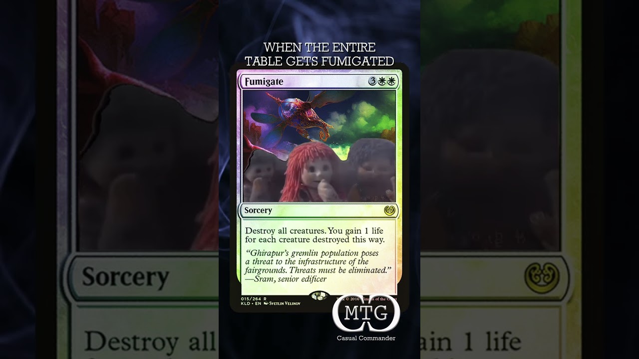 Now that is a stinky board wipe - MTG Casual Commander #mtg #meme #fumigate #boardwipe #fyp