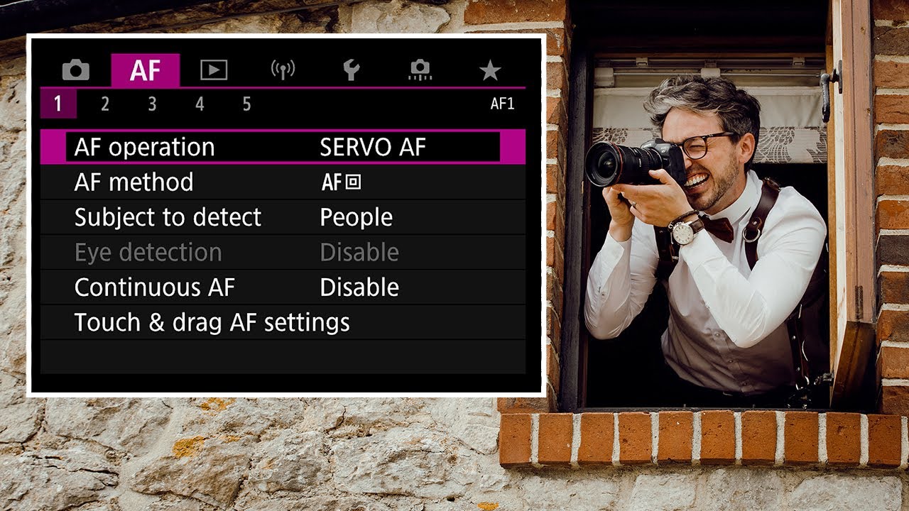 Лучшие настройки автофокуса для беззеркальных камер Canon R5 и R6 для свадебных фотографов!