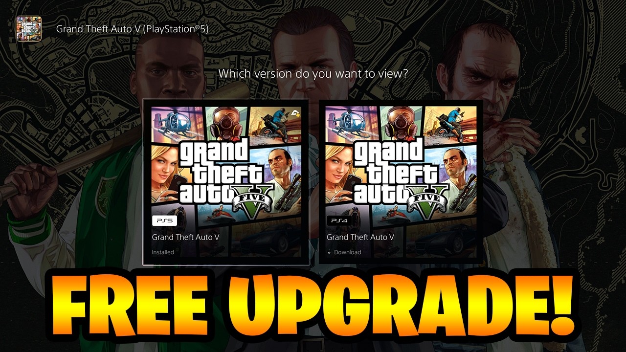 Как БЕСПЛАТНО ОБНОВИТЬ GTA 5 до версии для PS5 и Xbox Series X|S! (Grand Theft Auto V нового поко...
