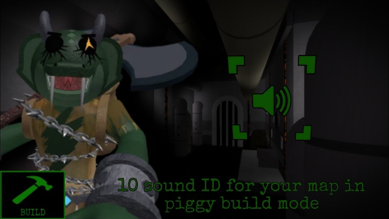 10 sound ID for your map in piggy build mode | roblox