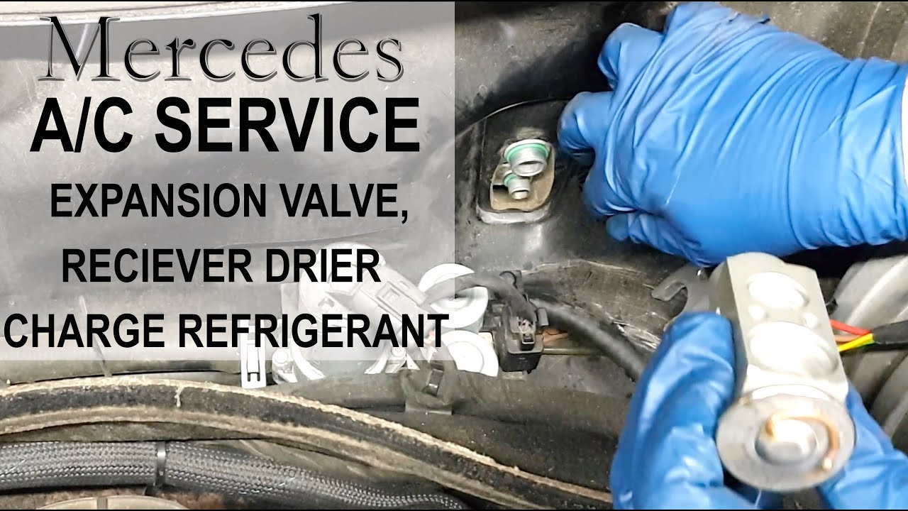 Mercedes W220 (S500, S430, S320) Air Conditioning (A/C) Service - full video