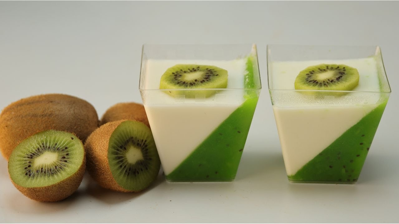 Kiwi Panna Cotta│Panna Cotta │Kiwi Panna Cotta Recipe│How To Make Kiwi Panna Cotta│Kiwi Recipe│