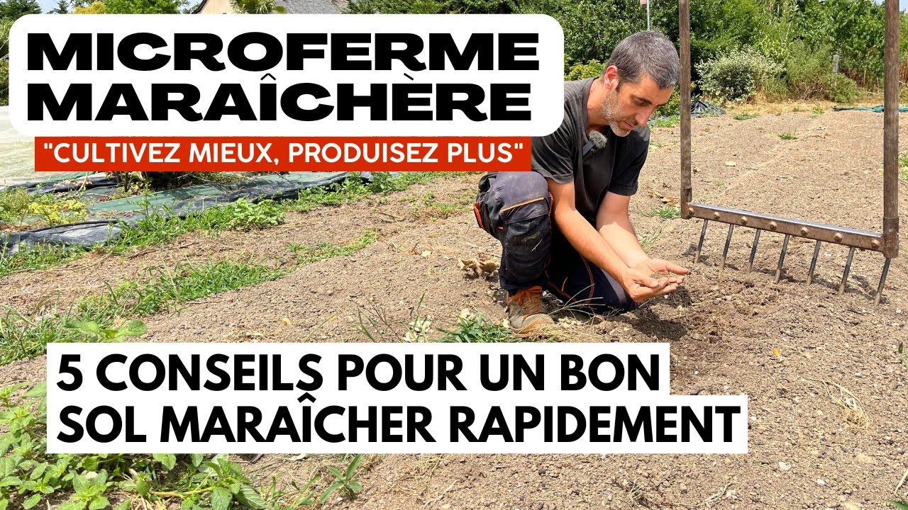 Quels sont les 5 conseils pour un sol maraîcher fertile rapidement ?