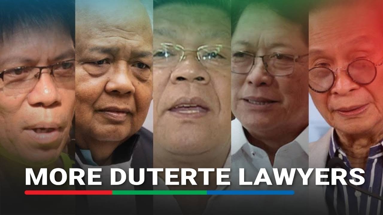 6 Duterte lawyers won't sit in court well during ICC hearing - Kaufman