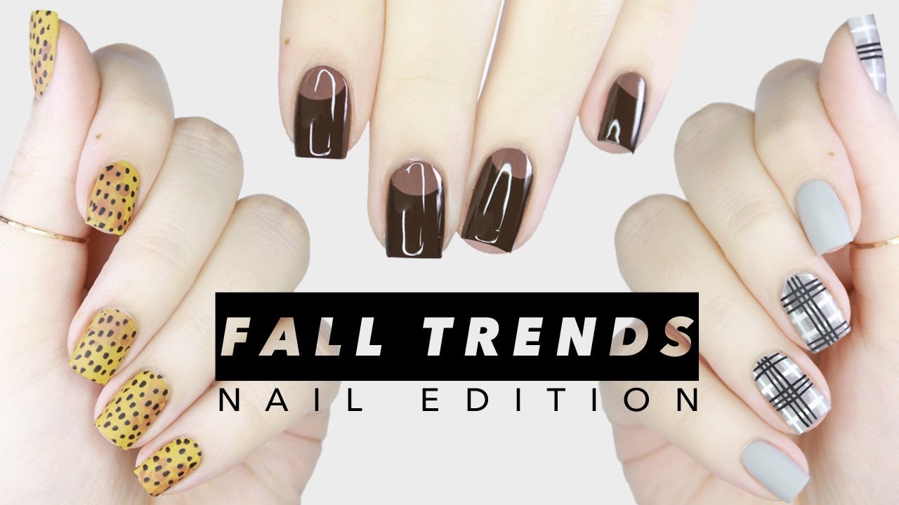 Fall 2018 Fashion Trends Inspired Nail Art