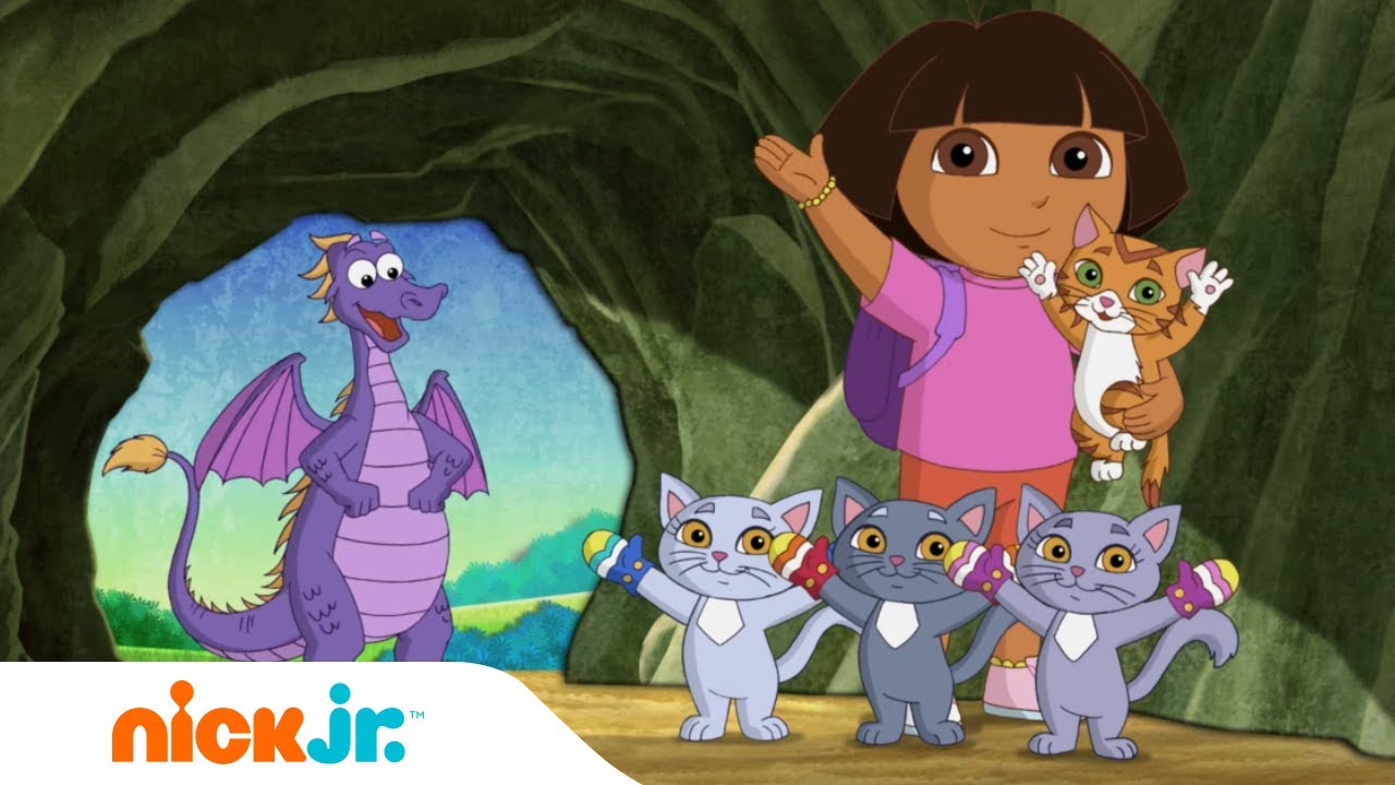 Dora the Explorer | Dora helpt drie KATTEN met het terugvinden van hun handschoenen 🐱 | Nick Jr.