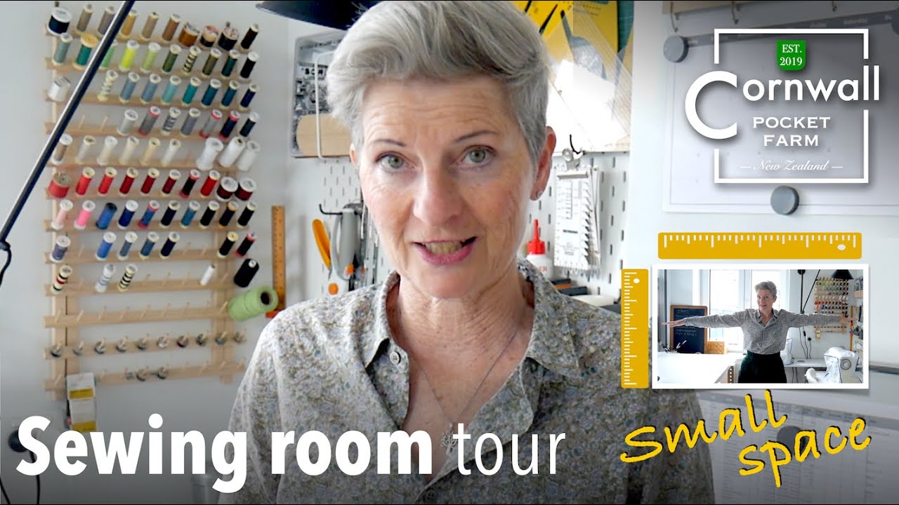 Sewing room tour | Small space crafting | Storage & organisation ideas for your making space