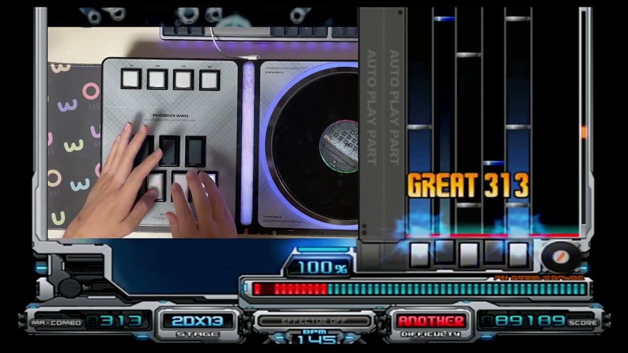 [beatmania] DRUNK MONKY (5KEYS ANOTHER) Perfect.