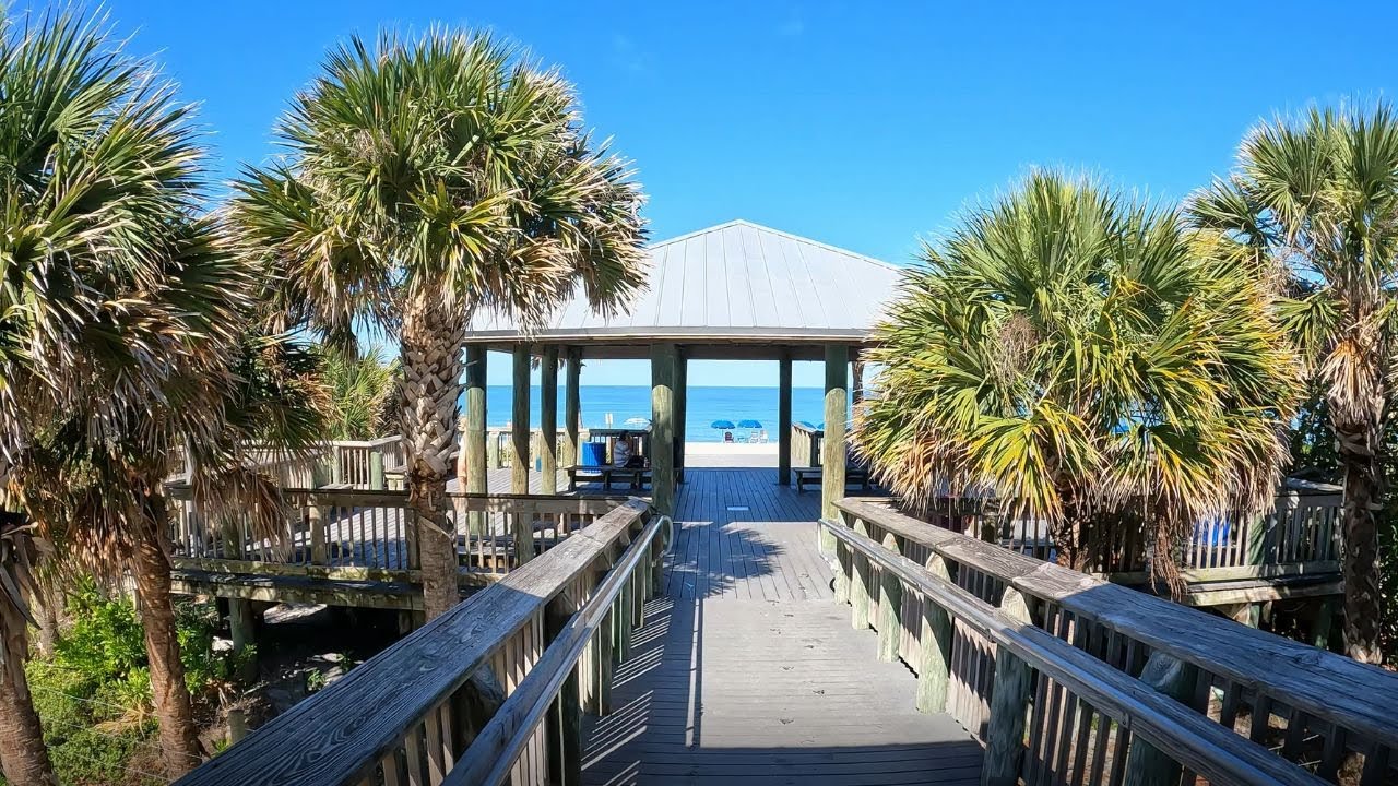 Englewood Beach, Chadwick Park, Englewood Florida (4K)