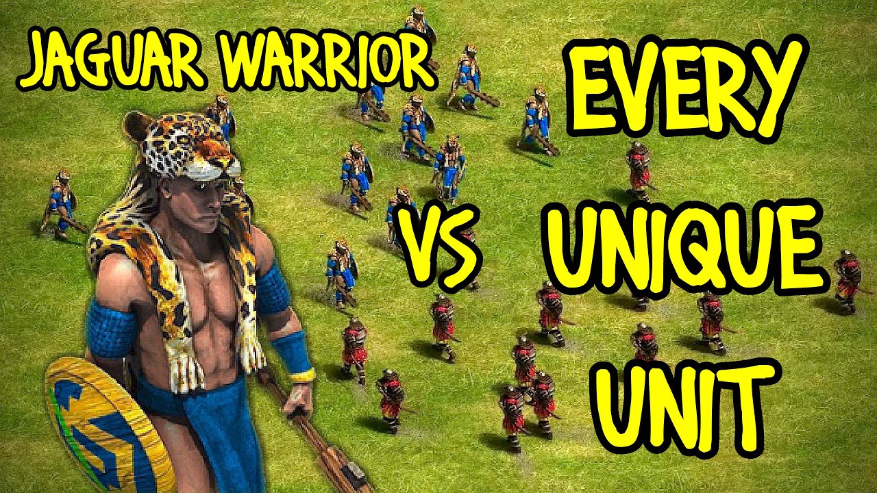 ELITE JAGUAR WARRIOR vs EVERY UNIQUE UNIT | AoE II: Definitive Edition